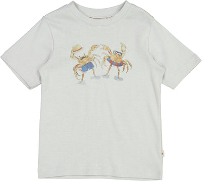 Beach Crabs T-shirt, Highrise, Wheat