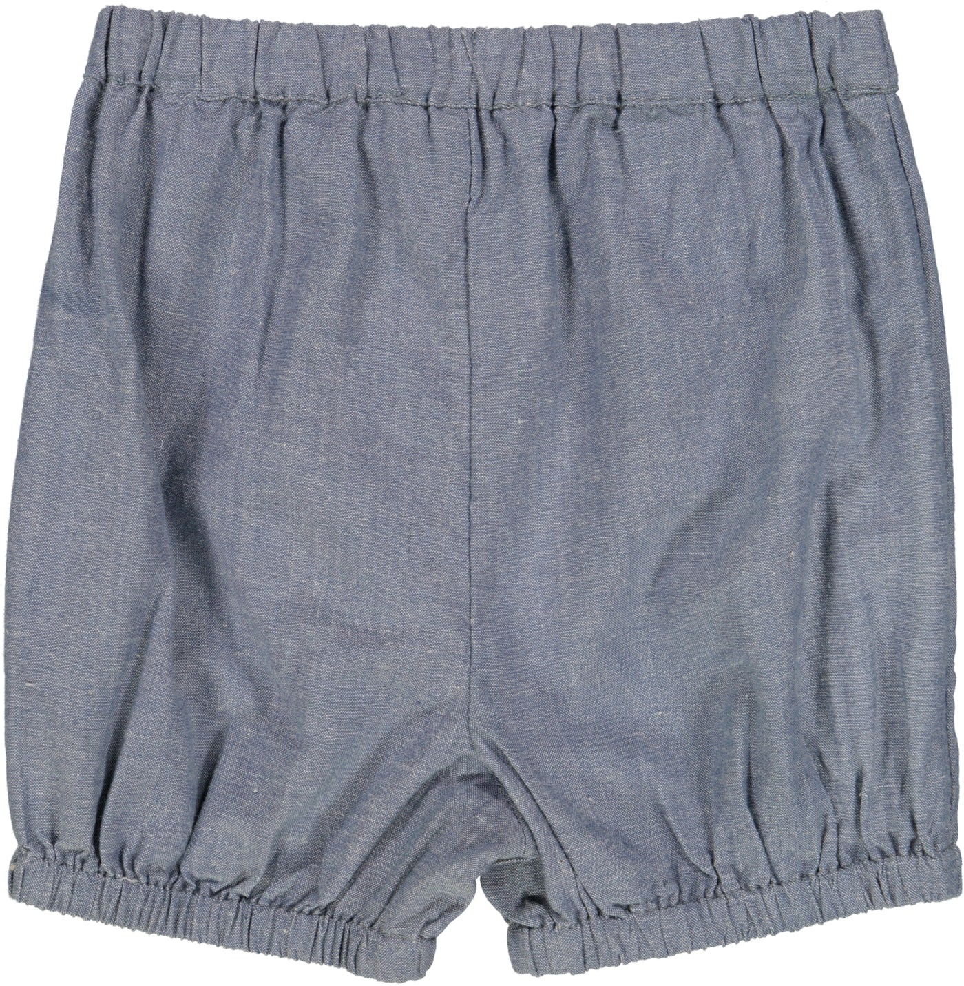 Blå baby shorts - set bagfra