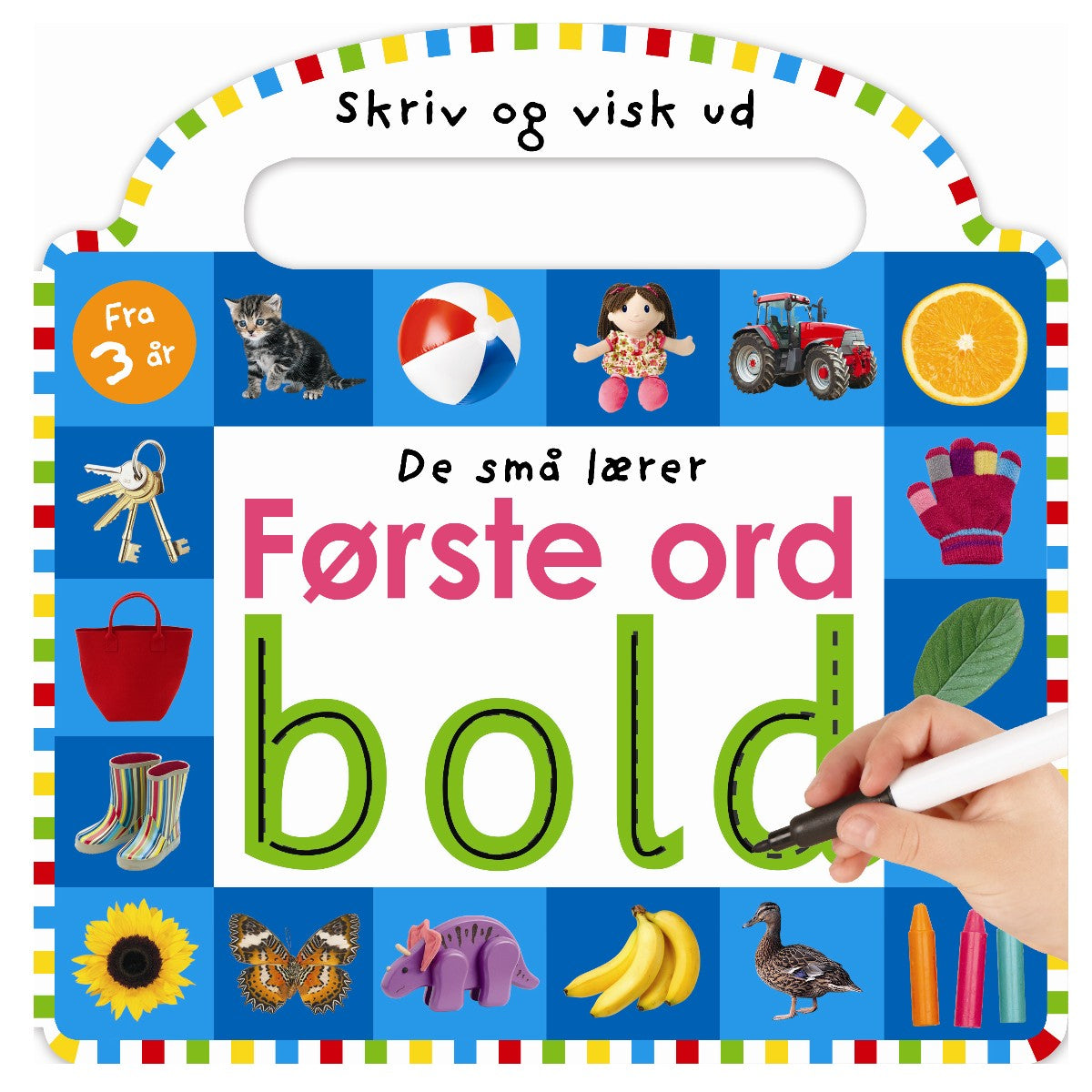 De Små Lærer Første Ord, Skriv og Visk Ud fra Forlaget Alvilda