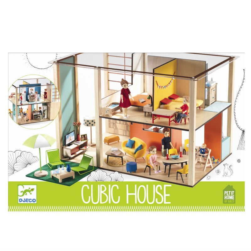 Djeco Dukkehus Mon petit home stort dukkehus