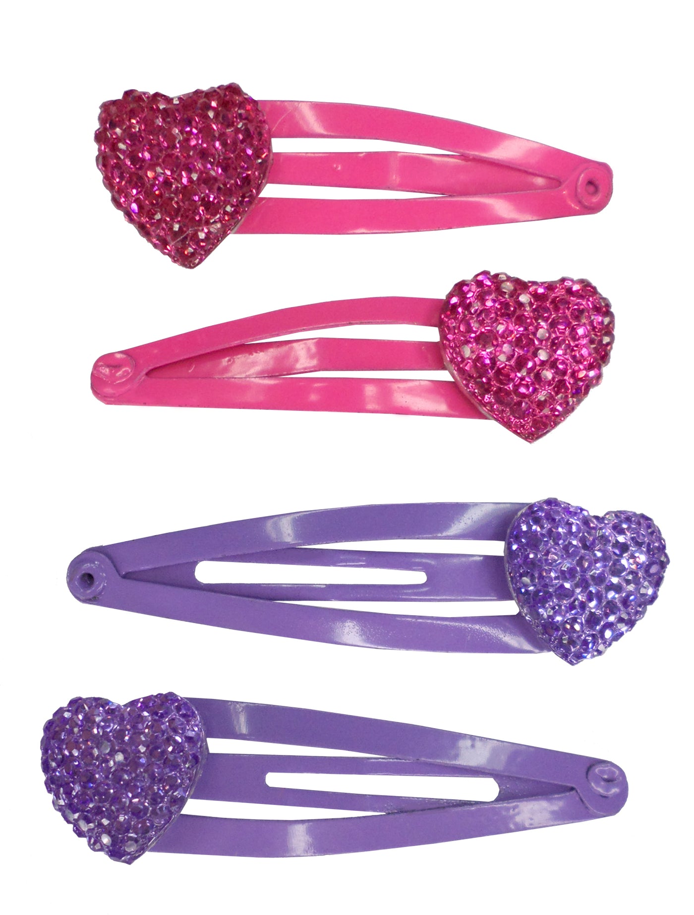 Hårspænder med Hjerter 4 stk. fra Great Pretenders