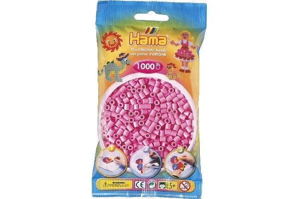 Perler Pastel Pink 207-48, Hama Midi Perler 1000 stk