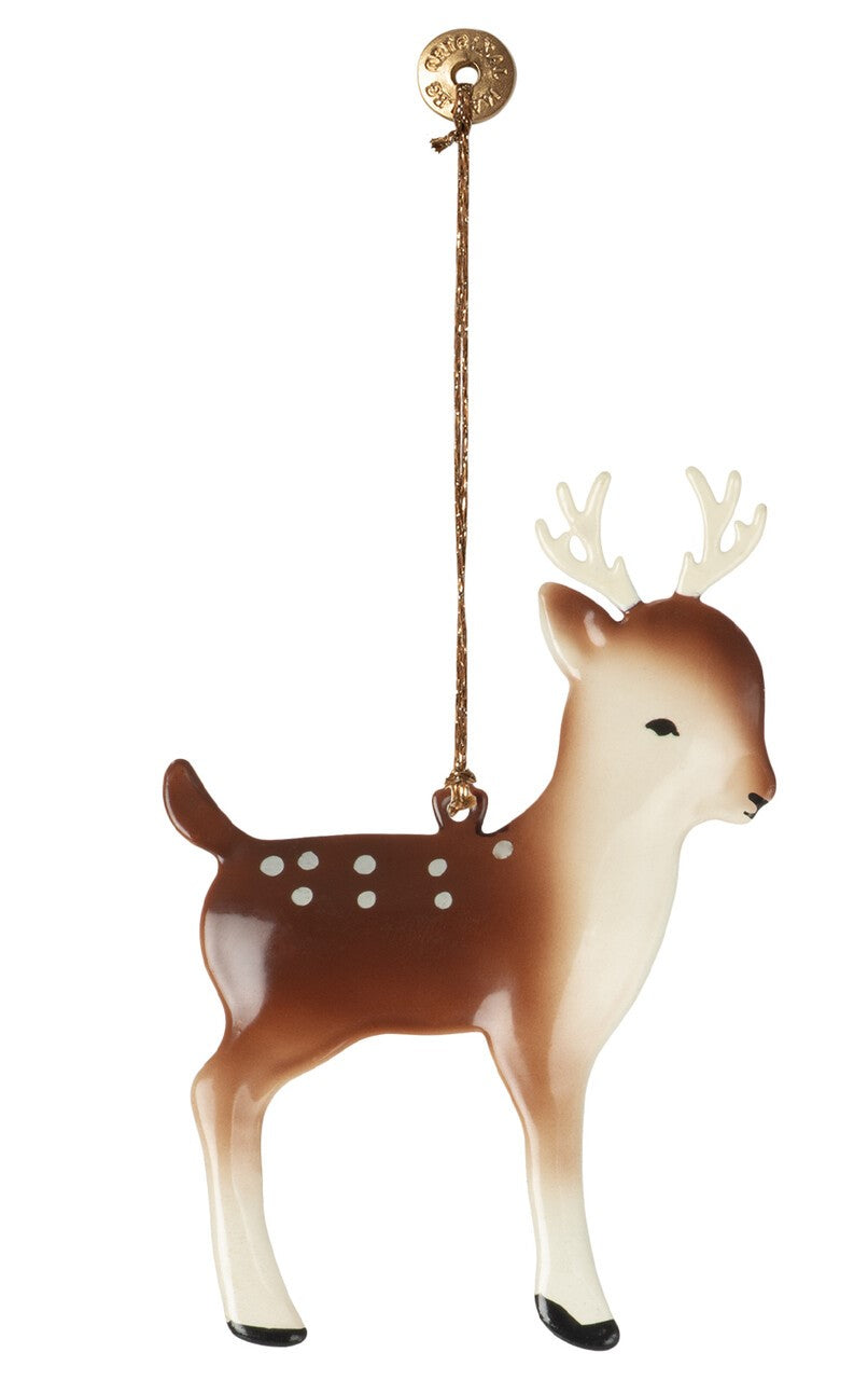 Bambi i Metal, Lys Pels, Julepynt 2021, Maileg