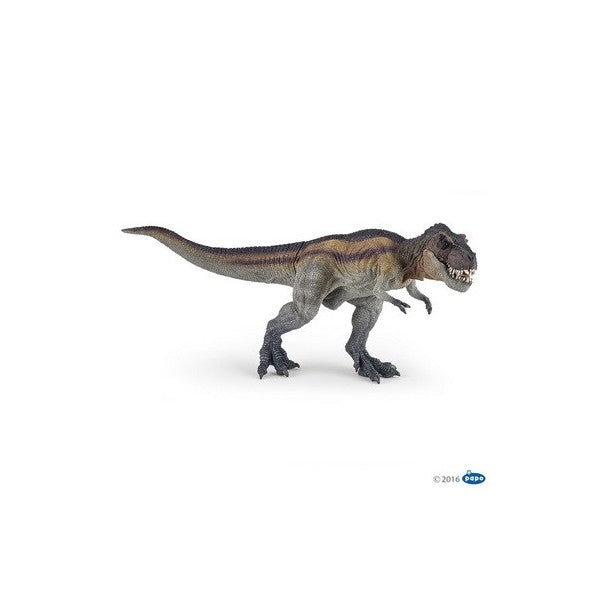 Løbende Brun T-Rex fra Papo